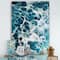 Designart - Waves Epoxy ResIn Art IV - Modern & Contemporary Canvas Wall Art Print